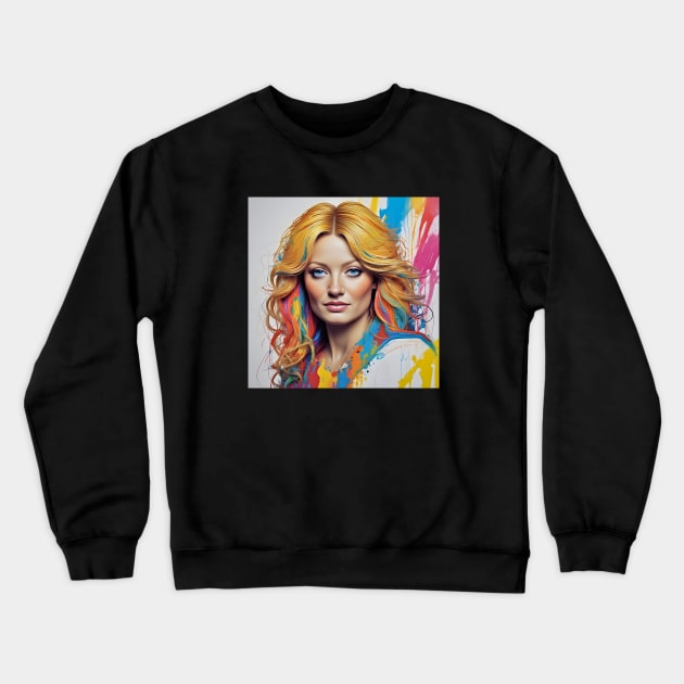 Music with Bonnie Tyler Crewneck Sweatshirt by bogfl